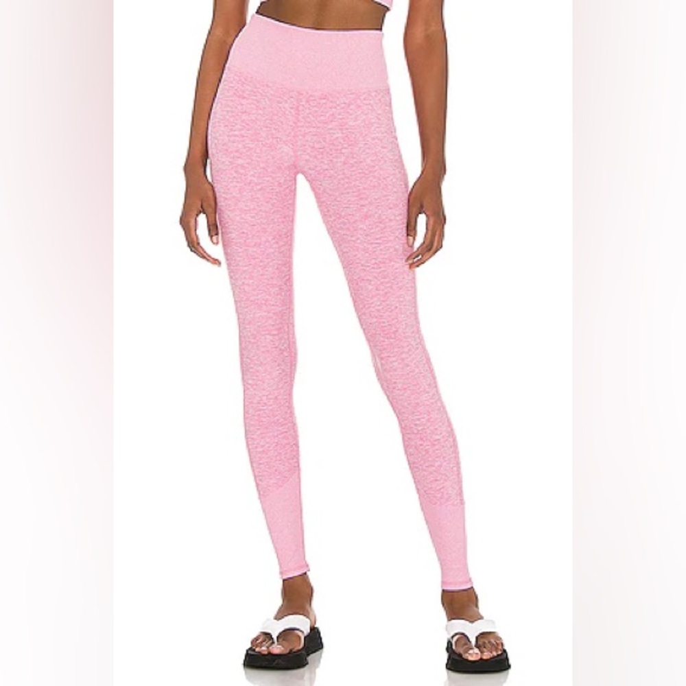 ALO Yoga Pink High-Waist Seamless Leggings